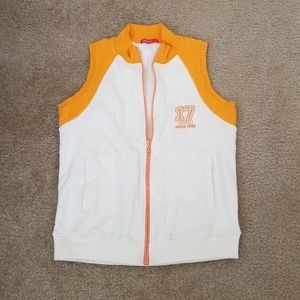 Varsity sleeveless jacket